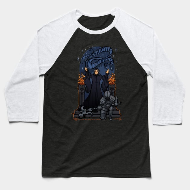 Defend Us Baseball T-Shirt by KHallion
